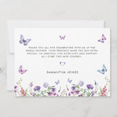 Flat Hartelijk dank Bedankkaart (Achterkant)