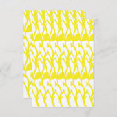 Flat Hartelijk dank Bedankkaart (Voorkant / Achterkant)