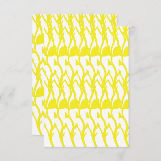 Flat Hartelijk dank Bedankkaart (Voorkant / Achterkant)