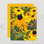 Flat Hartelijk dank Bedankkaart (Voorkant / Achterkant)