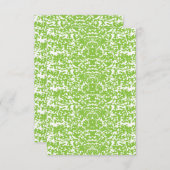 Flat Hartelijk dank Bedankkaart (Voorkant / Achterkant)