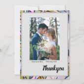 Flat Hartelijk dank Bedankkaart (Voorkant)