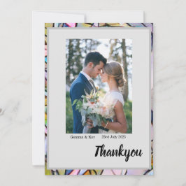 Flat Hartelijk dank Bedankkaart