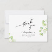 Flat Hartelijk dank Bedankkaart (Voorkant)