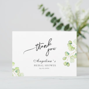 Flat Hartelijk dank Bedankkaart