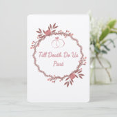 Flat Hartelijk dank Bedankkaart (Staand voorkant)