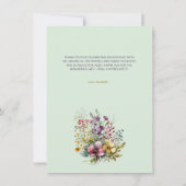 Flat Hartelijk dank Bedankkaart (Achterkant)