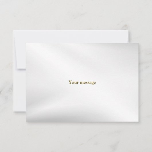 Flat Hartelijk dank Bedankkaart (Achterkant)