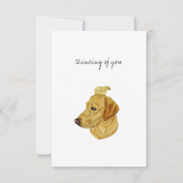 Flat Hartelijk dank Bedankkaart