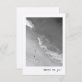 Flat Hartelijk dank Bedankkaart (Voorkant / Achterkant)