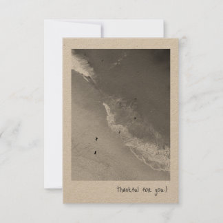 Flat Hartelijk dank Bedankkaart