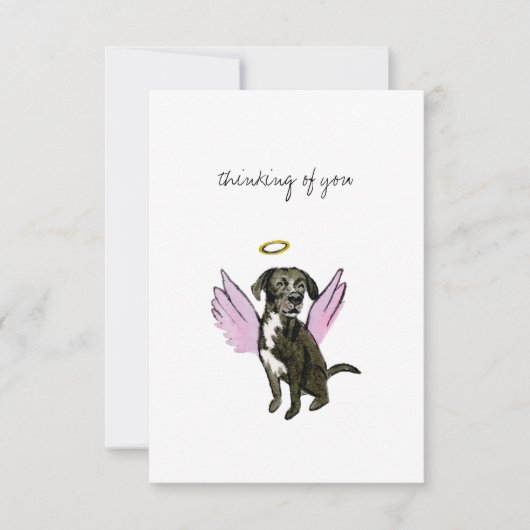 Flat Hartelijk dank Bedankkaart (Voorkant)