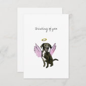 Flat Hartelijk dank Bedankkaart (Voorkant / Achterkant)