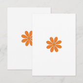 Flat Hartelijk dank Bedankkaart (Voorkant / Achterkant)