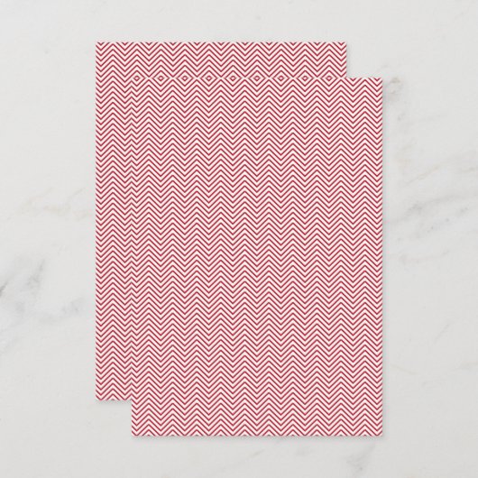 Flat Hartelijk dank Bedankkaart (Voorkant / Achterkant)