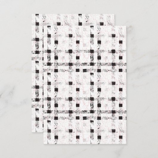 Flat Hartelijk dank Bedankkaart (Voorkant / Achterkant)