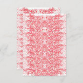 Flat Hartelijk dank Bedankkaart (Voorkant / Achterkant)