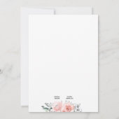 Flat Hartelijk dank Bedankkaart (Achterkant)