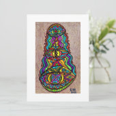 Flat Hartelijk dank Bedankkaart (Staand voorkant)