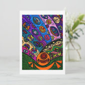 Flat Hartelijk dank Bedankkaart (Staand voorkant)