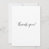 Flat Hartelijk dank Bedankkaart (Achterkant)
