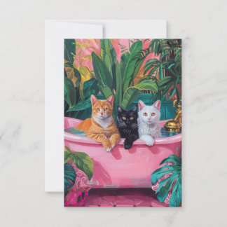 Flat Hartelijk dank Bedankkaart