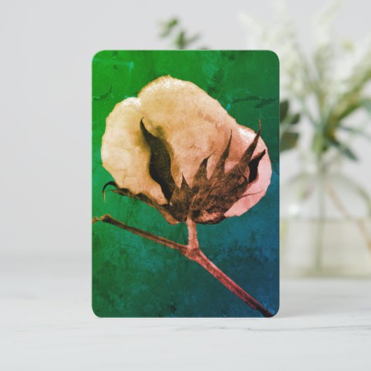 Flat Hartelijk dank Bedankkaart (Staand voorkant)