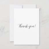 Flat Hartelijk dank Bedankkaart (Achterkant)