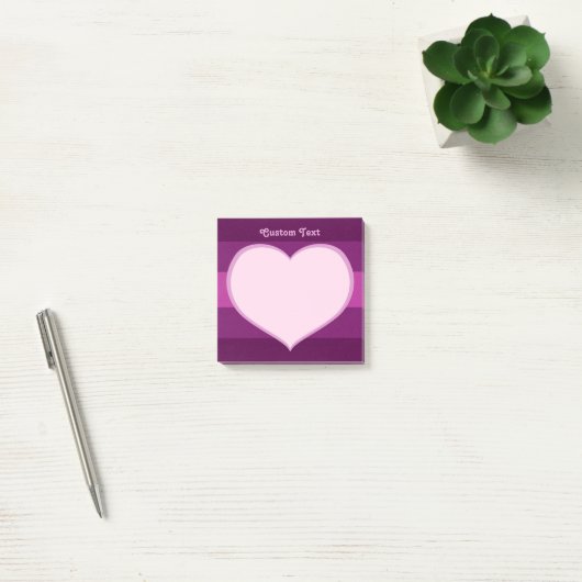 Flat Heart Icon Post-it® Notes (Kantoor)