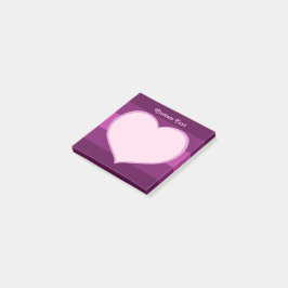 Flat Heart Icon Post-it® Notes