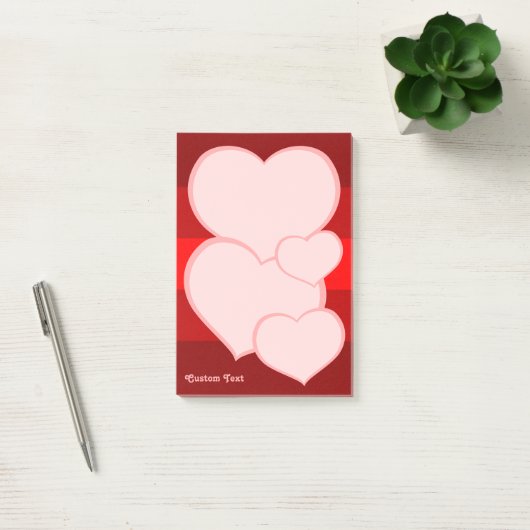 Flat Heart Icon Post-it® Notes (Kantoor)