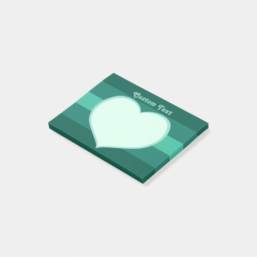 Flat Heart Icon Post-it® Notes (Schuin)