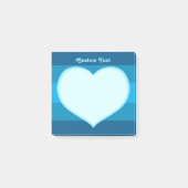 Flat Heart Icon Post-it® Notes (Voorkant)