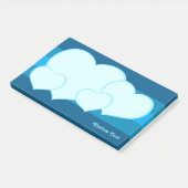 Flat Heart Icon Post-it® Notes (Schuin)