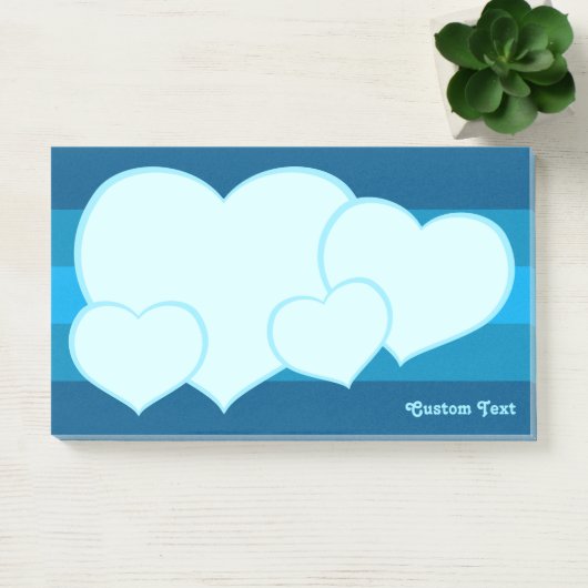 Flat Heart Icon Post-it® Notes (Kantoor)