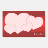 Flat Heart Icon Post-it® Notes (Voorkant)