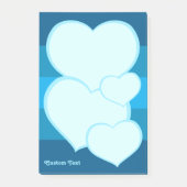 Flat Heart Icon Post-it® Notes (Voorkant)