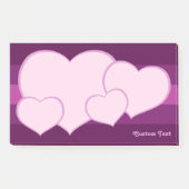 Flat Heart Icon Post-it® Notes (Voorkant)