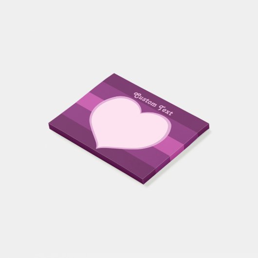 Flat Heart Icon Post-it® Notes (Schuin)