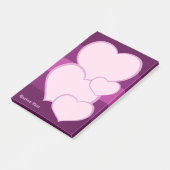 Flat Heart Icon Post-it® Notes (Schuin)