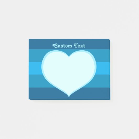 Flat Heart Icon Post-it® Notes (Voorkant)