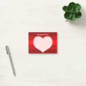 Flat Heart Icon Post-it® Notes (Kantoor)