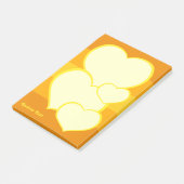 Flat Heart Icon Post-it® Notes (Schuin)
