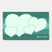 Flat Heart Icon Post-it® Notes (Voorkant)
