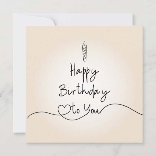 Flat Holiday Card Feestdagenkaart (Voorkant)