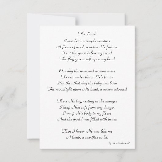 Flat Holiday-kaart, formaat: 4,25 x 5,5 inch, papi Feestdagenkaart (Voorkant)