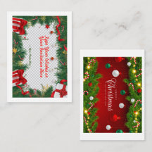 Flat Holiday-kaart, formaat: 4,25 x 5,5 inch, papi