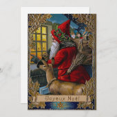 Flat Holiday Kaart Pere Noel (Voorkant / Achterkant)