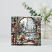 Flat Holiday/Winter Card Feestdagenkaart (Staand voorkant)