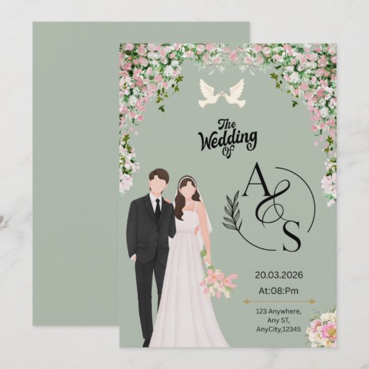 Flat Invitation  (Devant / Derrière)